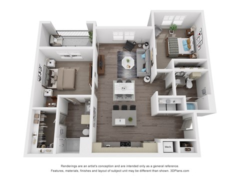 B2 Floor Plan at The Maddox, Arizona